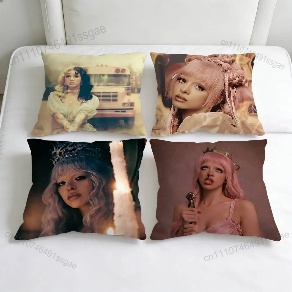 

M-Melanie M-Martinez Singer Decorative Square Pillow Cover Modern Cushion Case for Living Room Bedroom