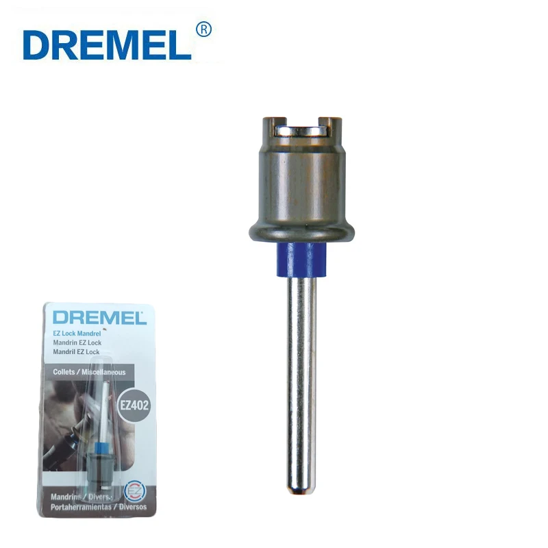 Dremel EZ402 EZ Lock Mandrel 1/8 Inch (3.2mm) Shank Rotary Tool Accessory Cutting Disc Cutting Wheel Holder Dremel Accessory