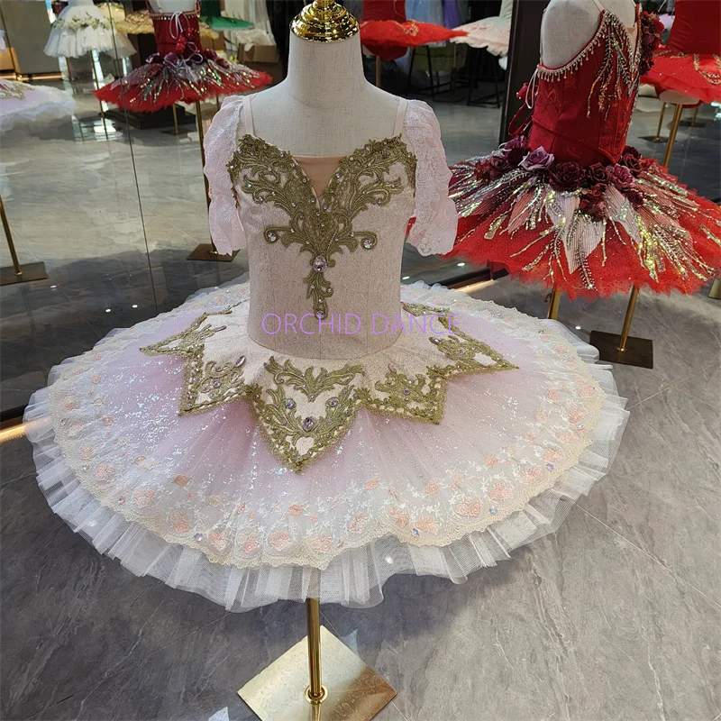 high quality hot selling  Unique Design Kids Girls Children Women Adult Performance Wear pink  Ballet Tutu Costumes