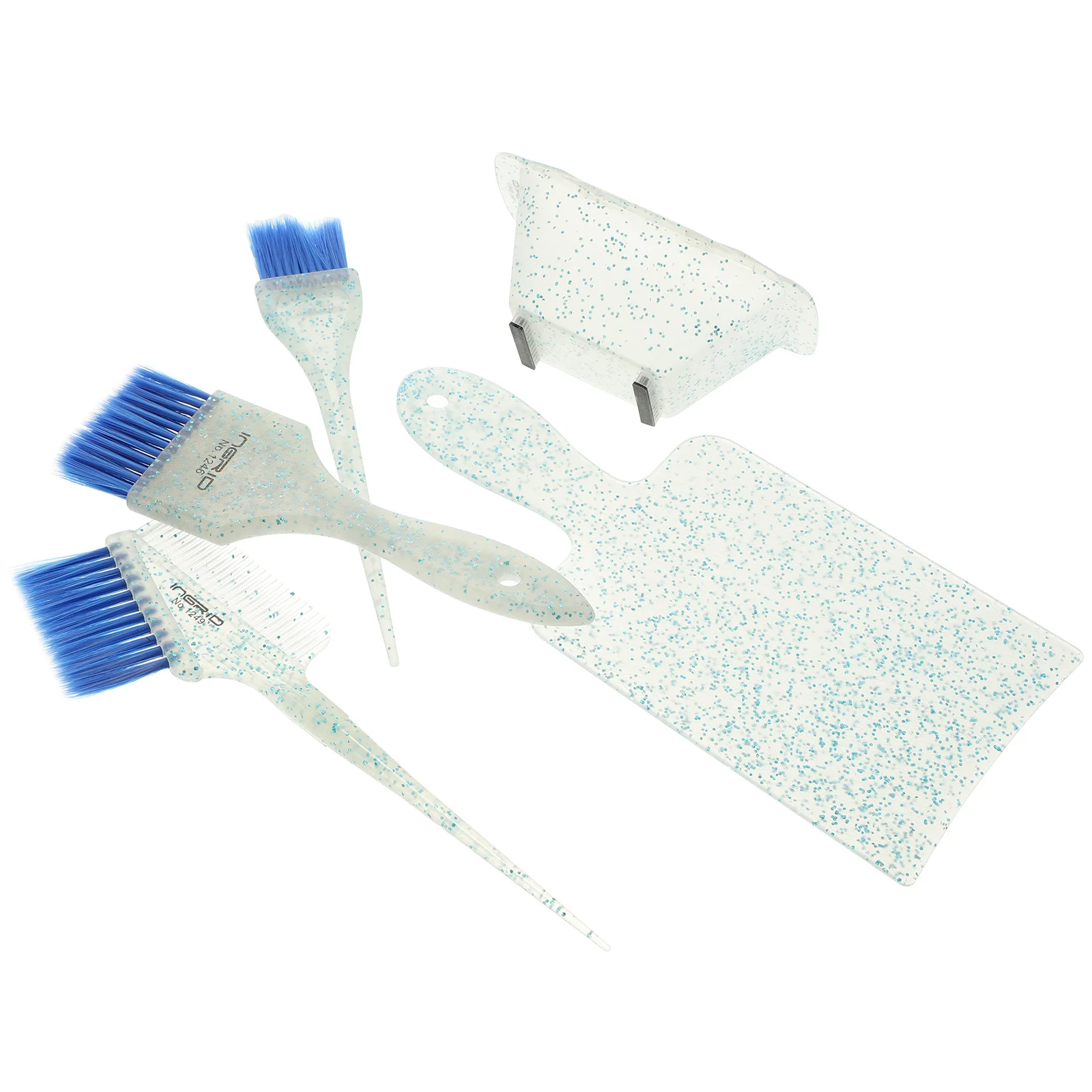 5pcs Hair Kit Coloring Bowl Plate Mixing Set For Salon Hair Coloring Brush Home Use Hairdressing Tool Dyeing Brush Accessory - Image 2