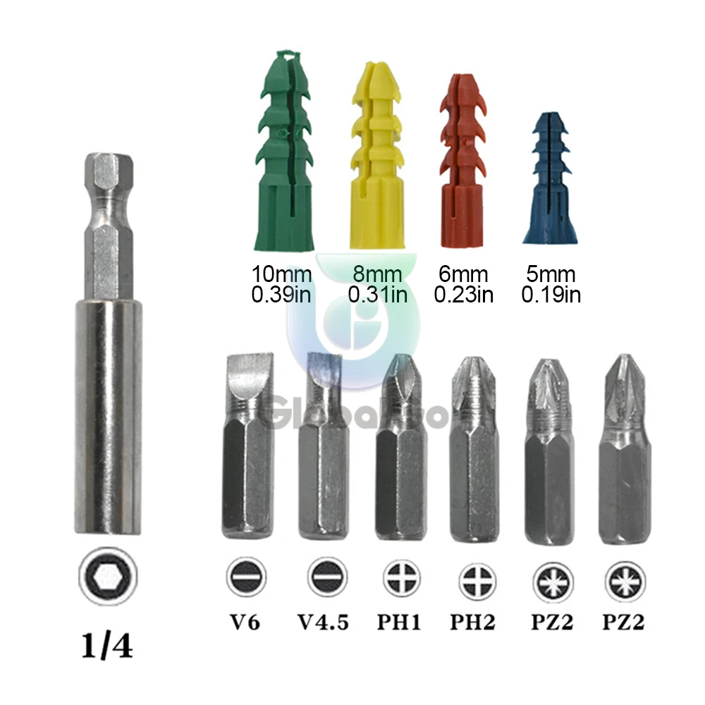 Set di 300 pz/set multi-funzione di trapano a vite a spirale metrica set di foratura per trapano in metallo lavorazione del legno fai da te Set di accessori per utensili