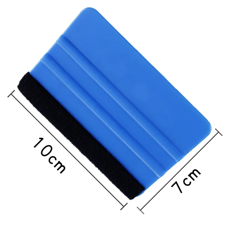 1-4 Pcs Car Film Scraper Vinyl Wrap Film Card Squeegee Auto Foil Wrapping Suede Felt Scraper Car Styling Sticker Accessories