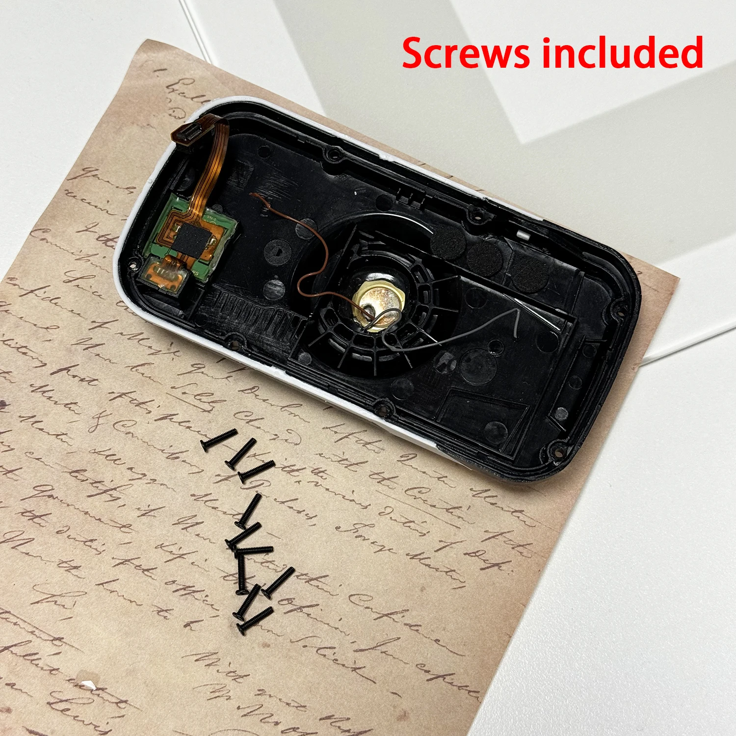 Back Cover Case With Speaker and SD Card Slot Fits GARMIN Edge 1000 / Explore 1000 Rear Case With Screws Bicycle Speedmeter Part