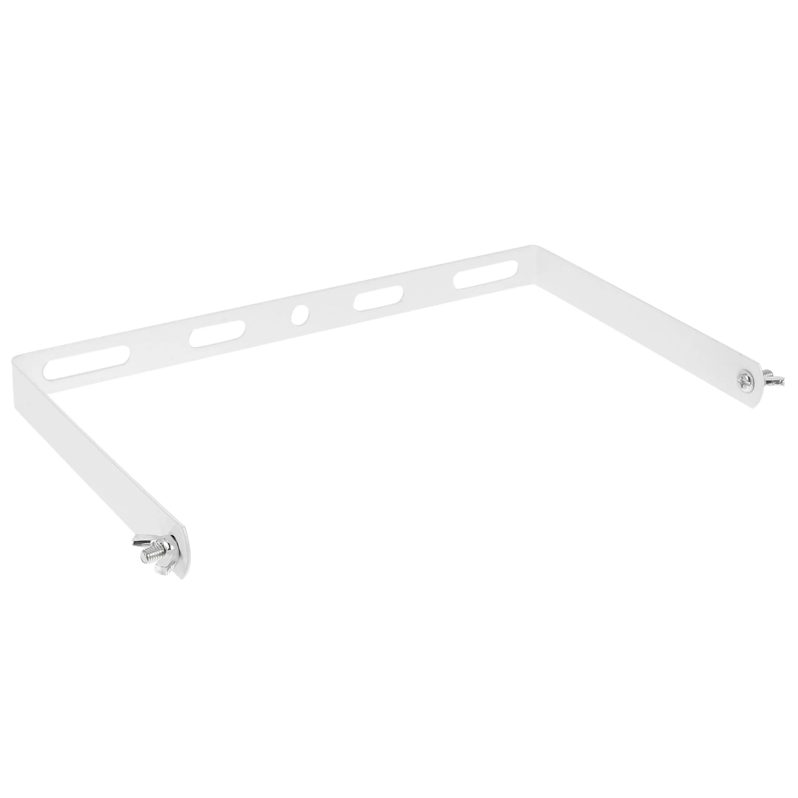 

2 Solar Panel Mounting Brackets Kit U Shaped White Iron Pole Mount Adjustable Angle Wall Mount Photovoltaic Connector Street
