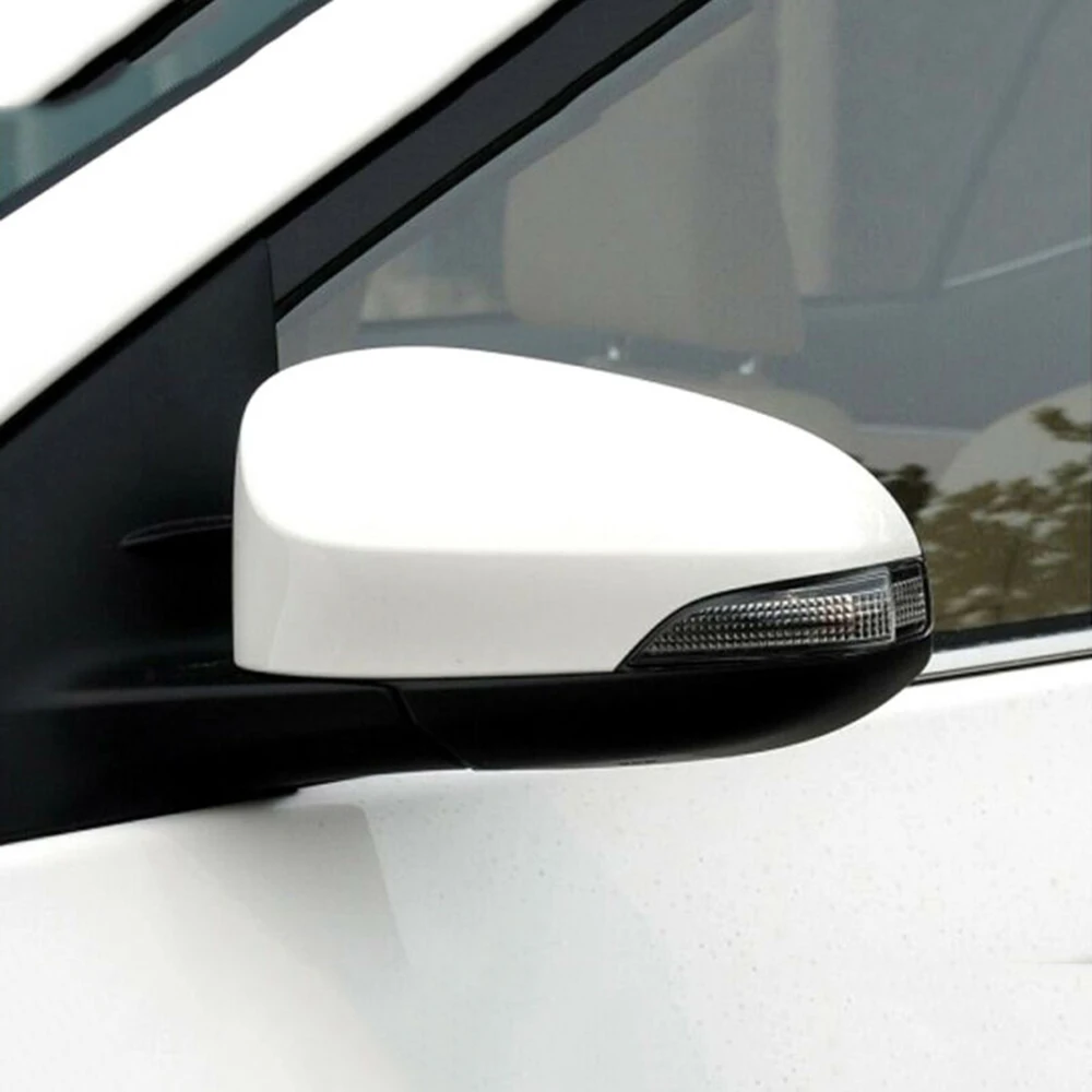 Side Mirror Cover Cap For 2014-2018 Toyota Corolla ABS White Driver Left Right Rearview Mirror Cover