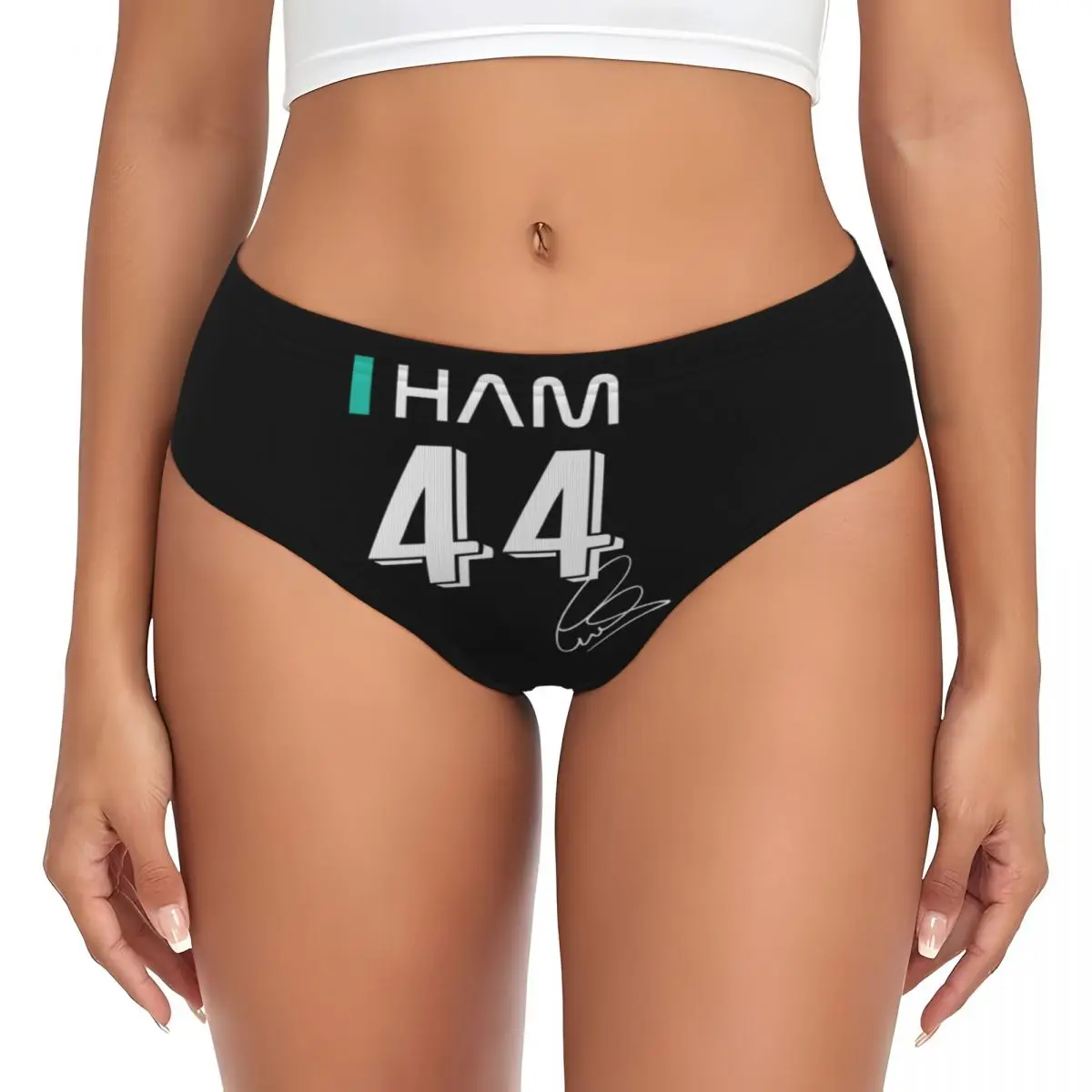 

Custom Women's Hamiltons 44 Panties Stretch I HAM Sport Car Racing Briefs Underwear