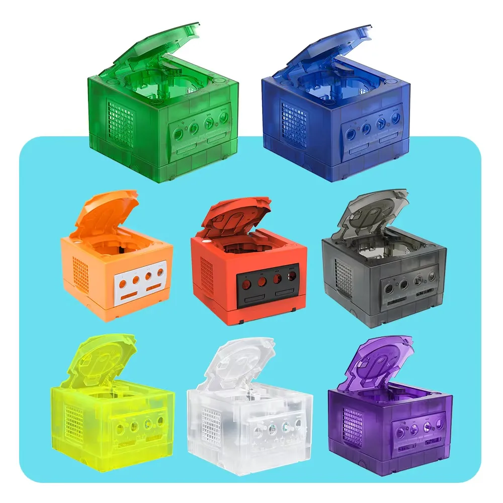 

New Color Replacement Shell Case For Nintendo Gamecube NGC DOL-001 and DOL-101 Video Game Consoles Games Accessories