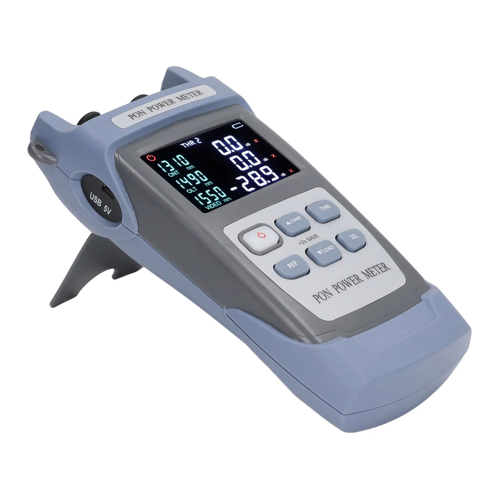 

Оптический кабель PON Тестер Набор инструментов для тестирования Оптоволоконный измеритель мощности Цифровой дисплей