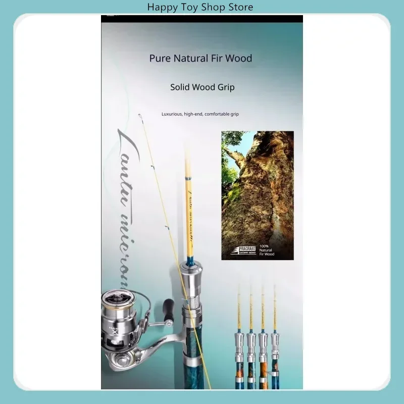 HASIDA Butterfly Custom Micro Lure Rod UL Ejection Double Ring Aviation Aluminum Lightweight Durable Stream Trout Fishing Tackle