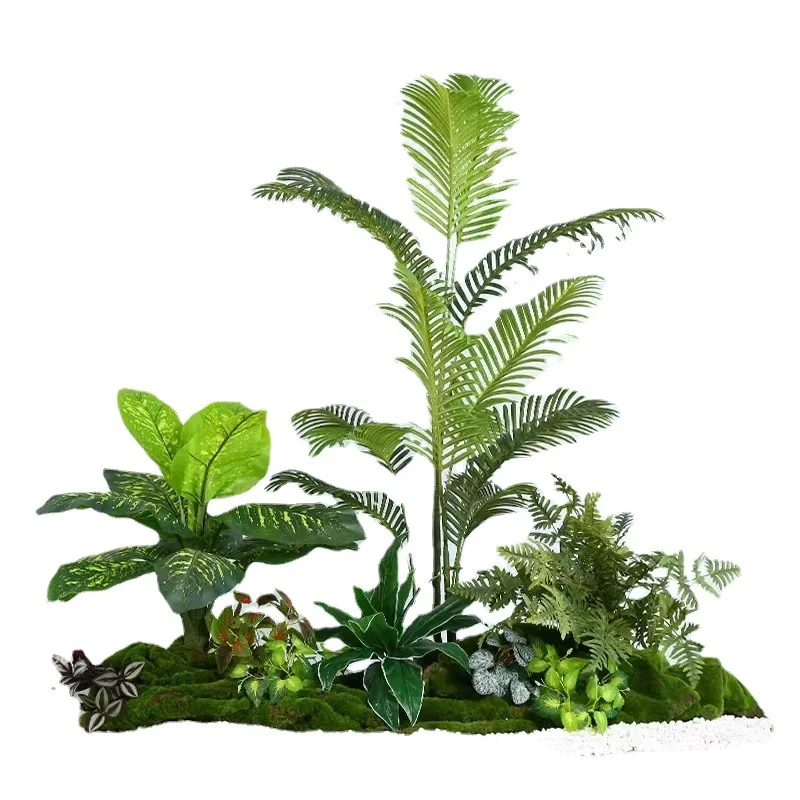 

Simulation, green plants, landscaping, combination, office, window, indoor and outdoor, set