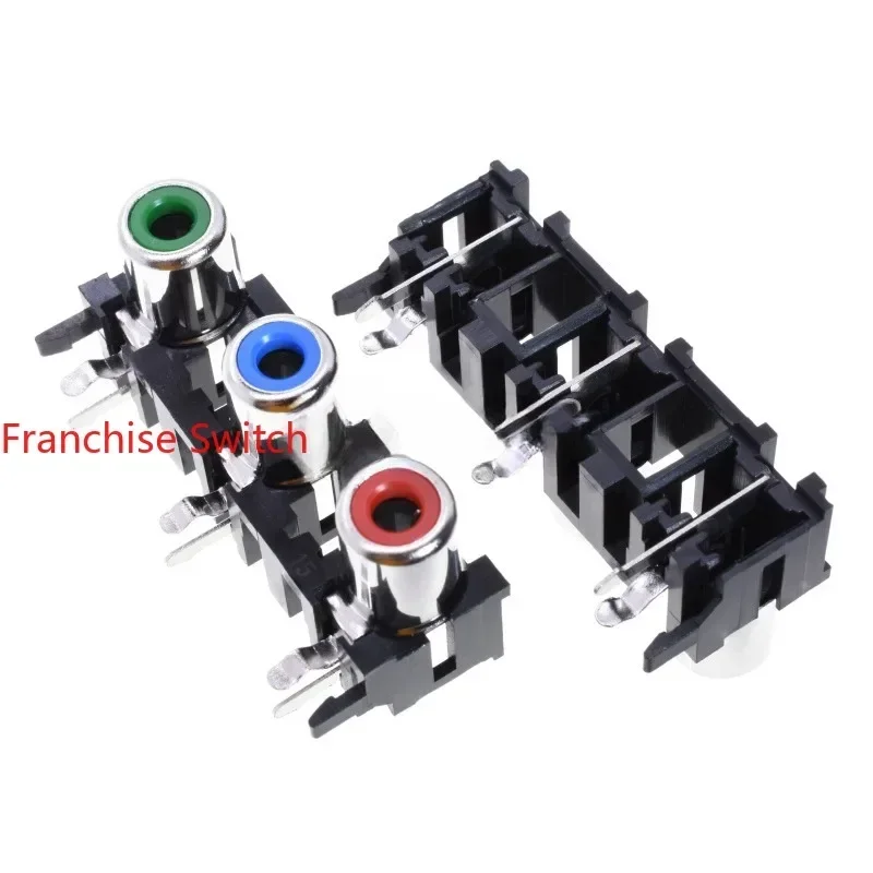 100PCS Three Rca Fe…