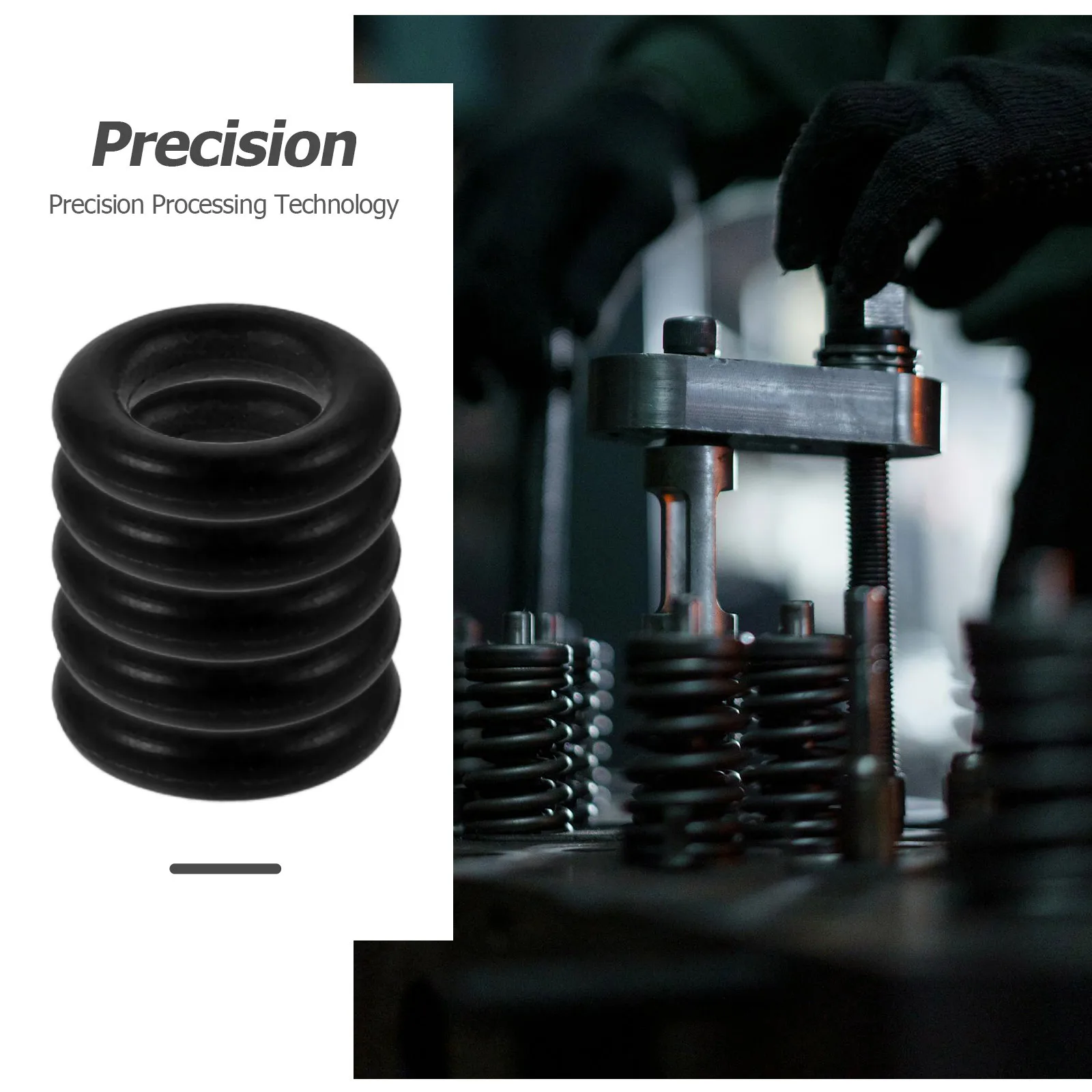 

10Pcs Valve Stem Seal Kit Oil Return Valves Sealing Rings Durable Rubber Rings Valve Stem Rubber Ring