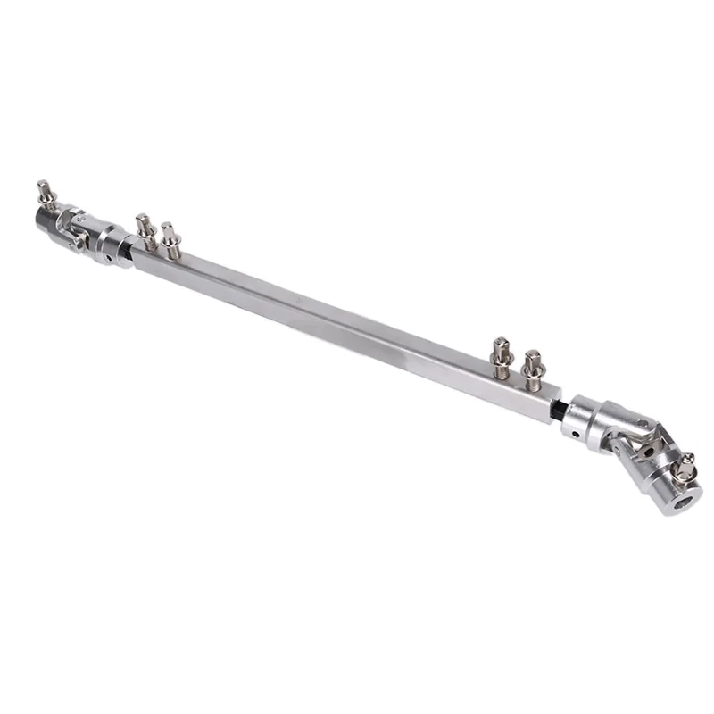 Double Kick Drum Pedal Drive Shaft Pedal Arm Linking Bar Drum Connecting Rod Silver