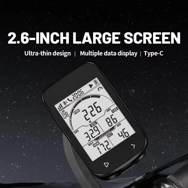 GPS 100S Bicycle Computer Wireless Speedometer Bike Digital Stopwatch Odometer Road MTB Outdoor Cycling Recording Kit