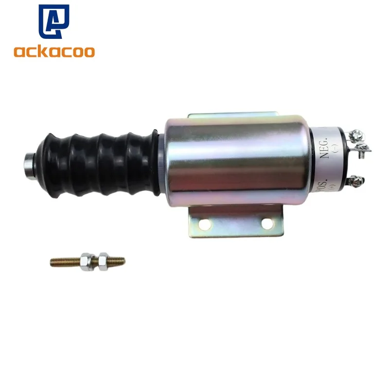 

12V Fuel Shut Off Solenoid fit for Woodward 2300-1503 23001503 Engine Spare 2370-12E2U1B2A 237012E2U1B2A