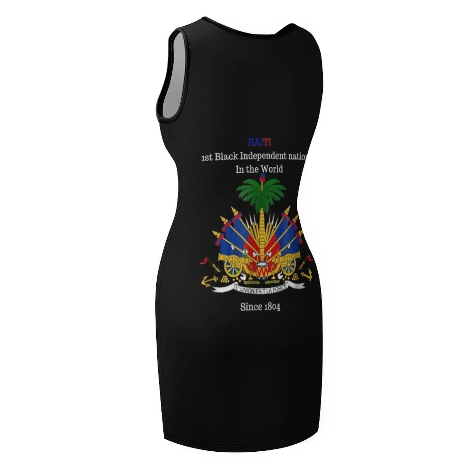 아이티 국기 티셔츠, 독립 기념일 축하에 적합 민소매 선드레스 드레스 여성용 빈티지 드레스 2025