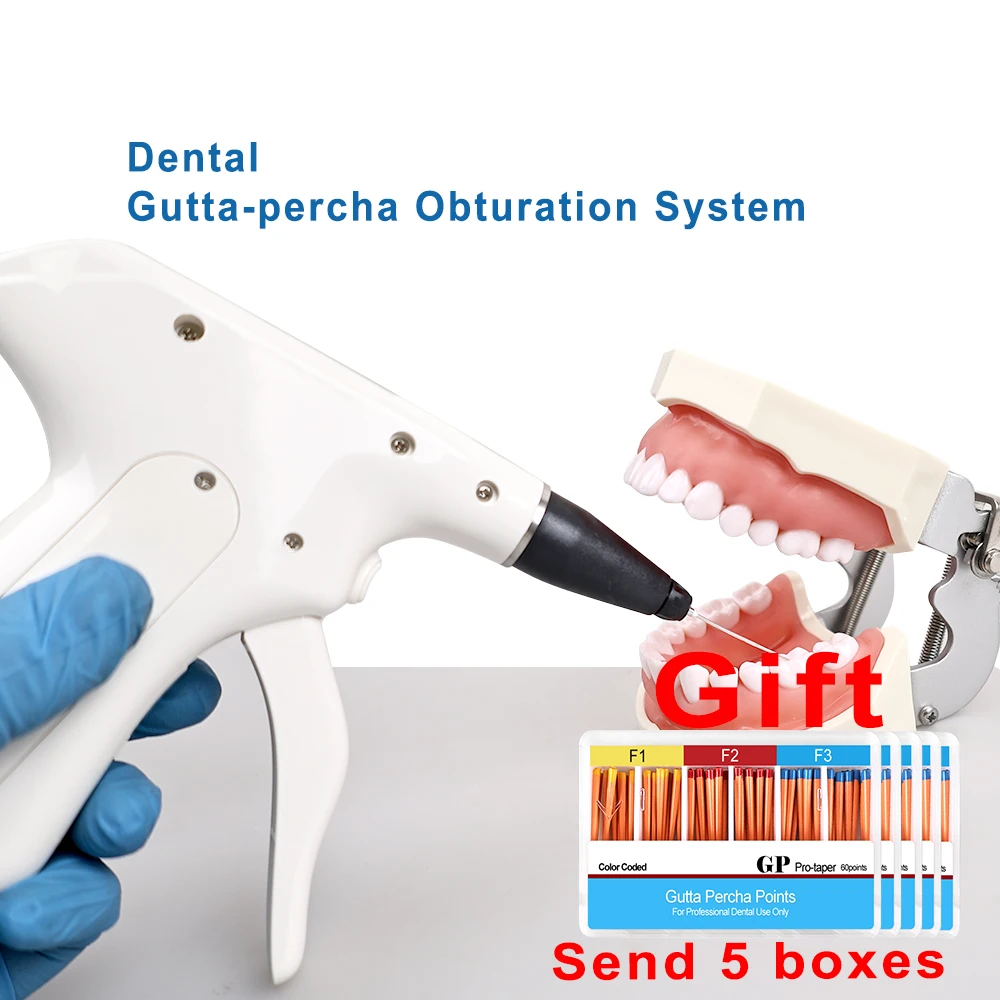 SYJH 3D Filling Design Wireless Dental Endodontic Gutta-percha Obturation Heat Guns 360°rotatod Needle for Tooth Root Canal Tool