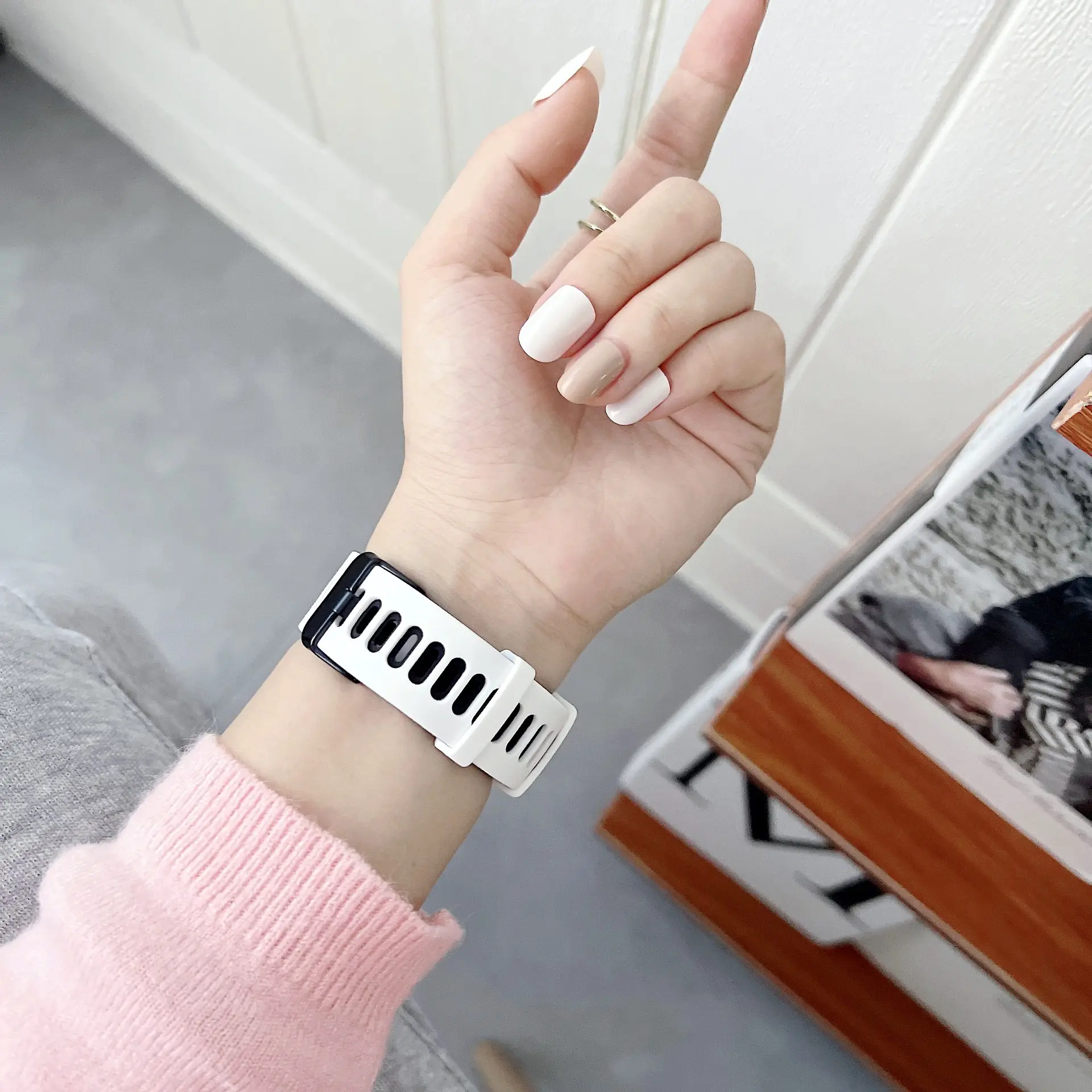 Band for Samsung Galaxy Watch 5/Pro/4/Classic/44mm/40mm/active 2 Gear s3/S2 silicone bracelet Huawei GT/2/GT2/3 20mm 22mm strap