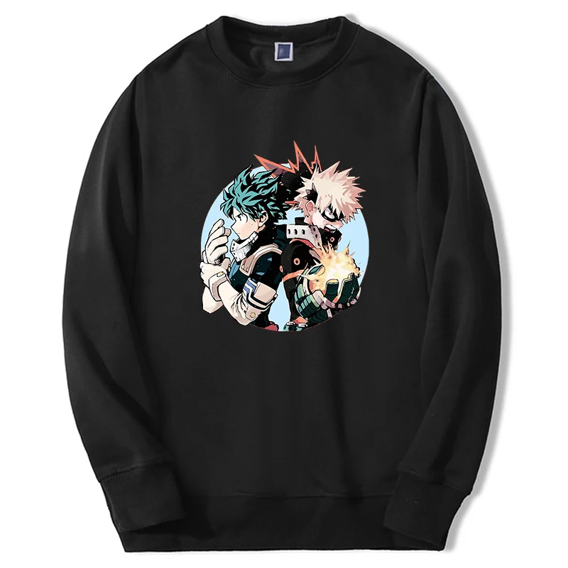 

My Hero Academia Japan Anime Hoodie Printing Sweatshirt Fleece Crewneck Streetwear Unisex Oversized Pullovers Sudaderas Hombre