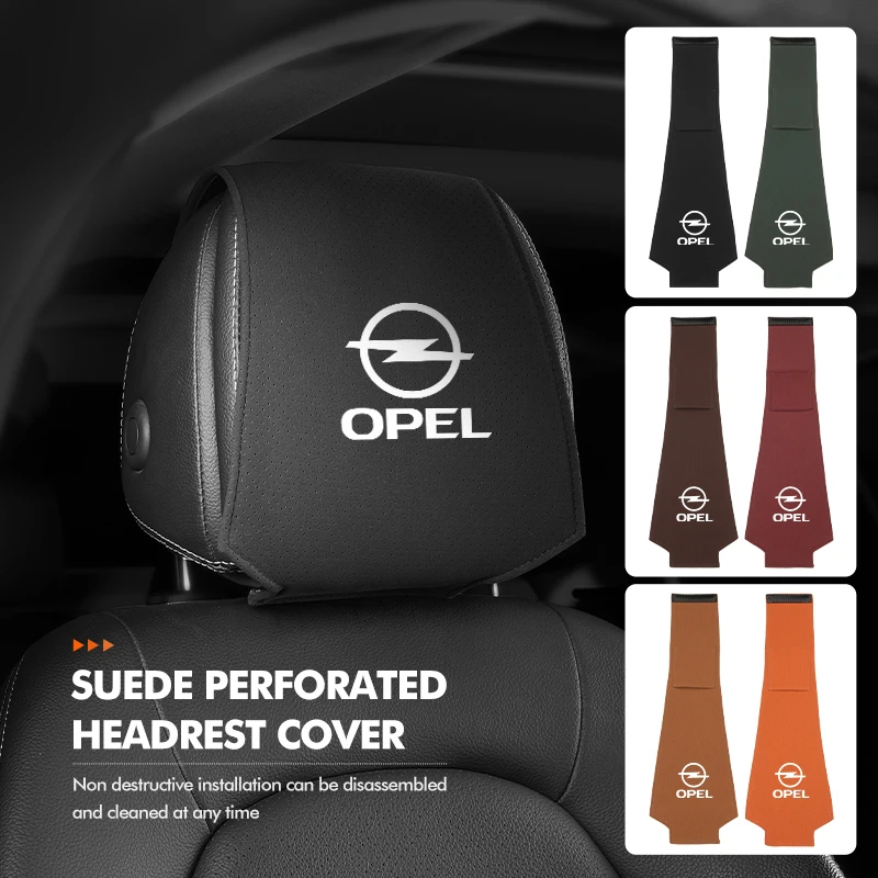 

Car Headrest Pillow Cover Anti-Dirty Rear Neck Cushion For Opel Astra H G J Insignia Corsa Zafira Meriva Mokka