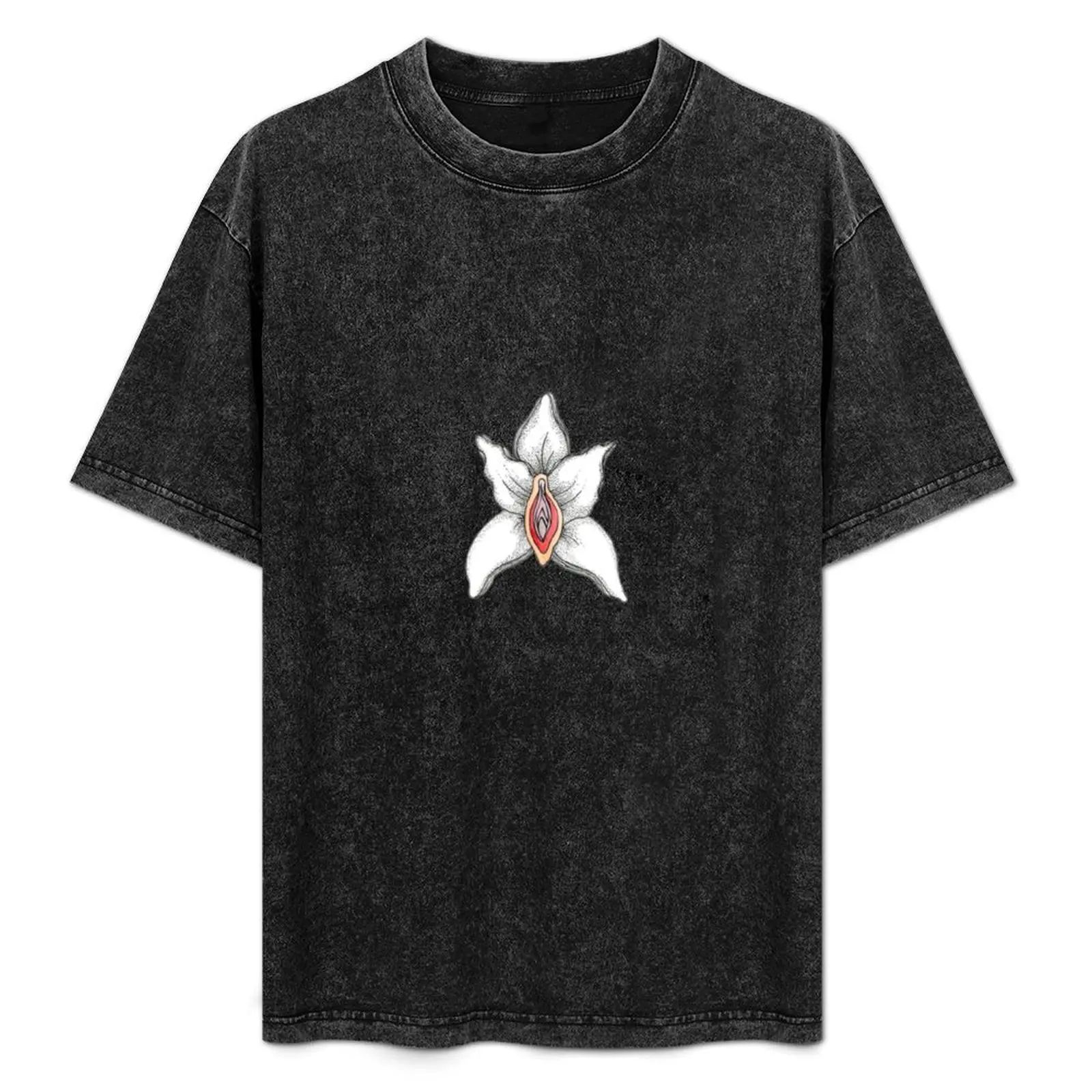 

Colored vulva orchid T-Shirt summer tops boys whites funny meme t-shirts mens t shirt graphic