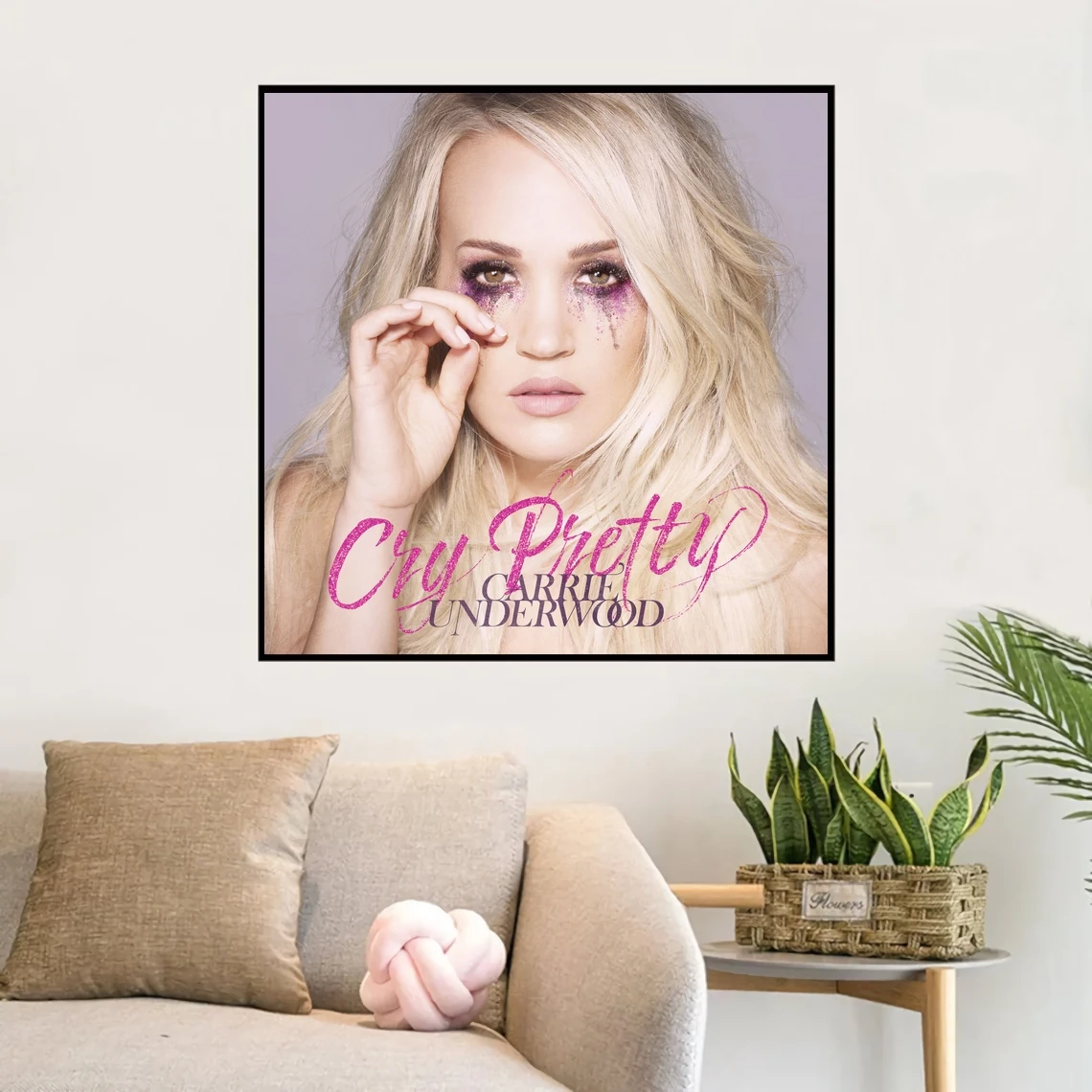 Carrie Underwood Cry Pretty Music Album Poster Canvas Art Print Home Decor Wall Painting ( No Frame )