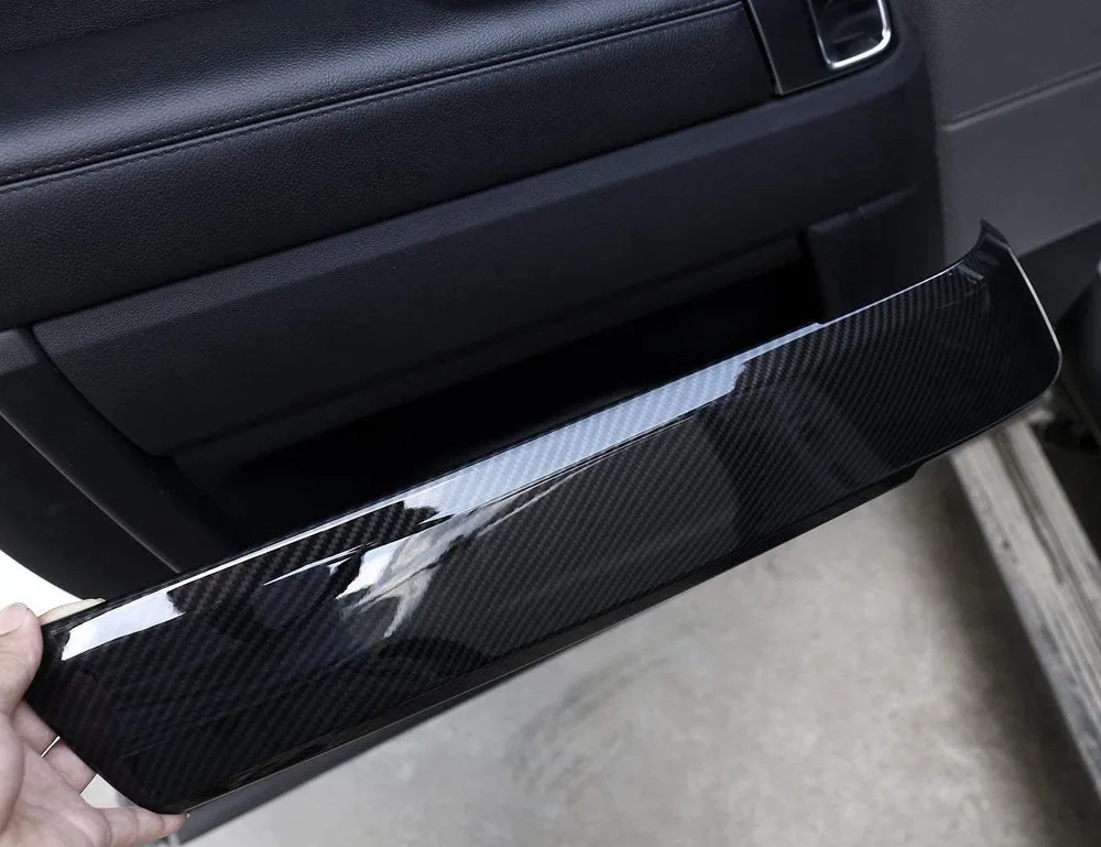 

For Land Rover Range Rover Sport 2014-2017 ABS Carbon Fiber Style Door Decoration Cover Frame Trim