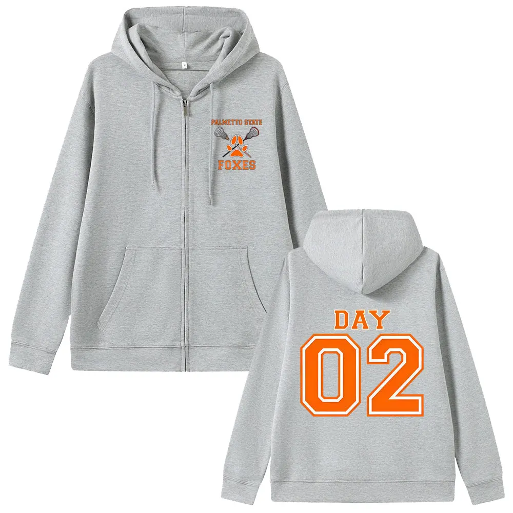 All for The Game The Foxhole Court Palmetto State Foxes Zip Up Hoodie Men Women Fashion Zipper Hoodies Male Fashion Streetwear