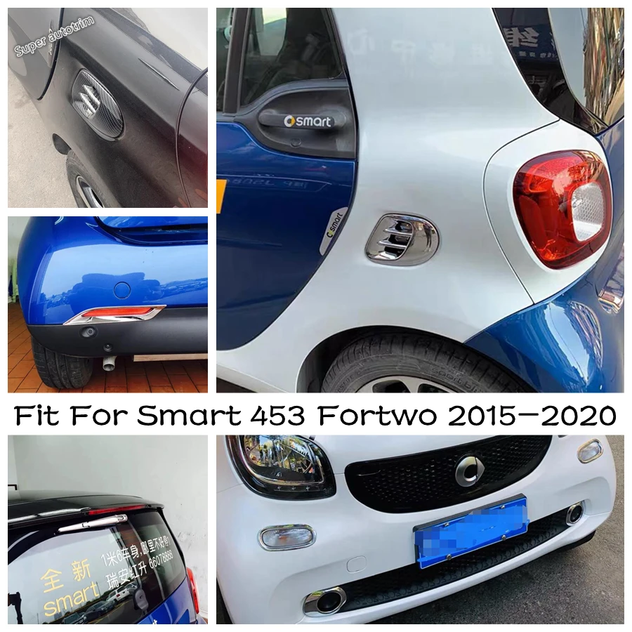 

Turning & Tail & Fog Lights Lamp / Rear Window Wiper / Air AC Vent Cover Trim For Smart 453 Fortwo 2015 - 2020 Chrome Exterior