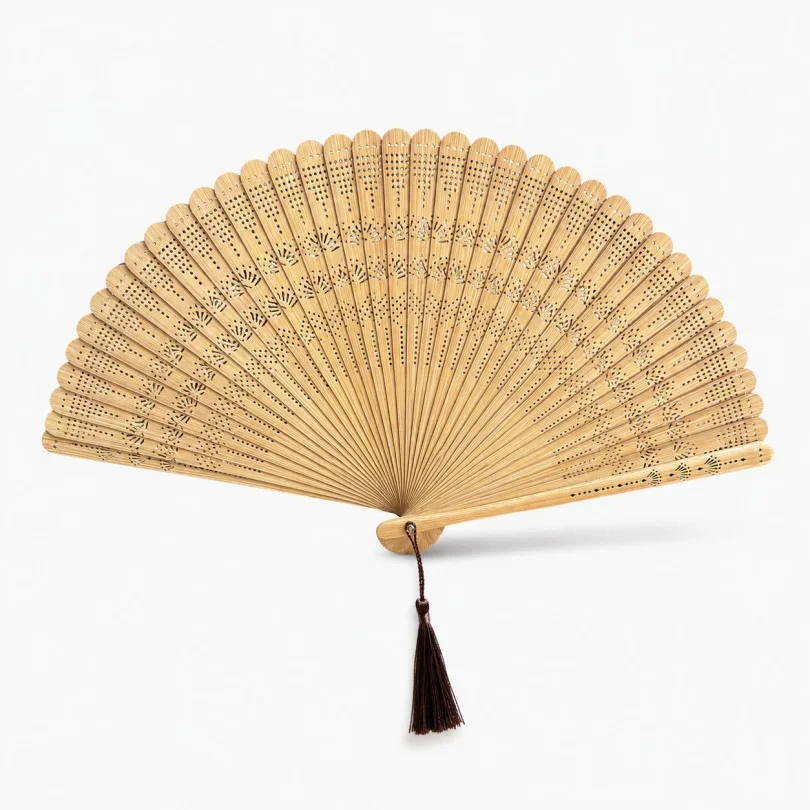 1PC Foldable Hand Fans,Hand-Crafted Handheld Fans for Bachelorette Party,Beach Days, Cultural Events,Tai Chi