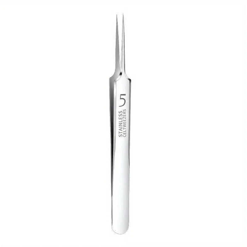 4Pcs Fine Tweezers for Removing Blackheads and Pimples, Stainless Steel, Suitable for All Skin Types, Fragrance-free