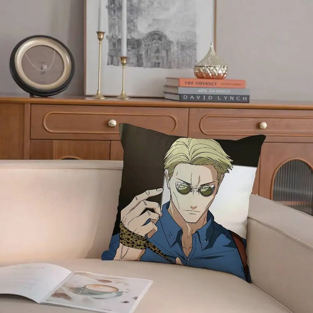 كول H-nanami Kento-S كيس وسادة رمي غطاء وسادة الشمال خمر نمط وسادة تغطي غرفة المعيشة المنزلي أريكة الأريكة مقعد ديكور