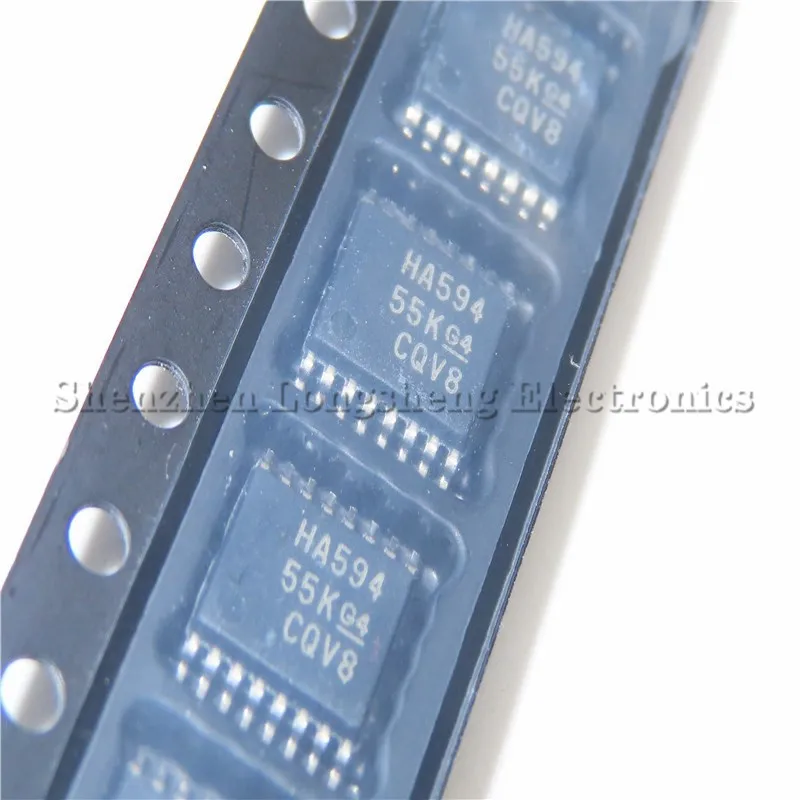 10PCS/LOT New SN74AHC594PWR 74AHC594  HA594 TSSOP-16 SMD Logic IC Shift Register In Stock