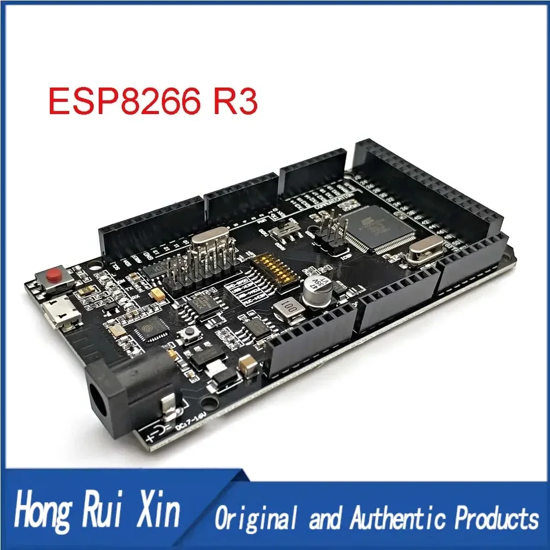 Mega2560 + WiFi R3 ATmega2560+ESP8266 32Mb geheugen USB-TTL CH340G. Compatibel met Arduino Mega NodeMCU voor WeMos ESP8266