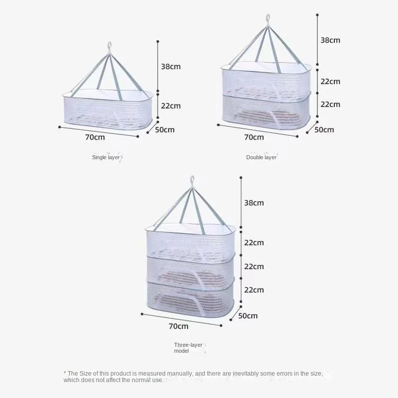 Trójwarstwowa siatka susząca przeciw komarom sieć na ryby mocnym i trwałym suchym towarom suszenie solonych ryb