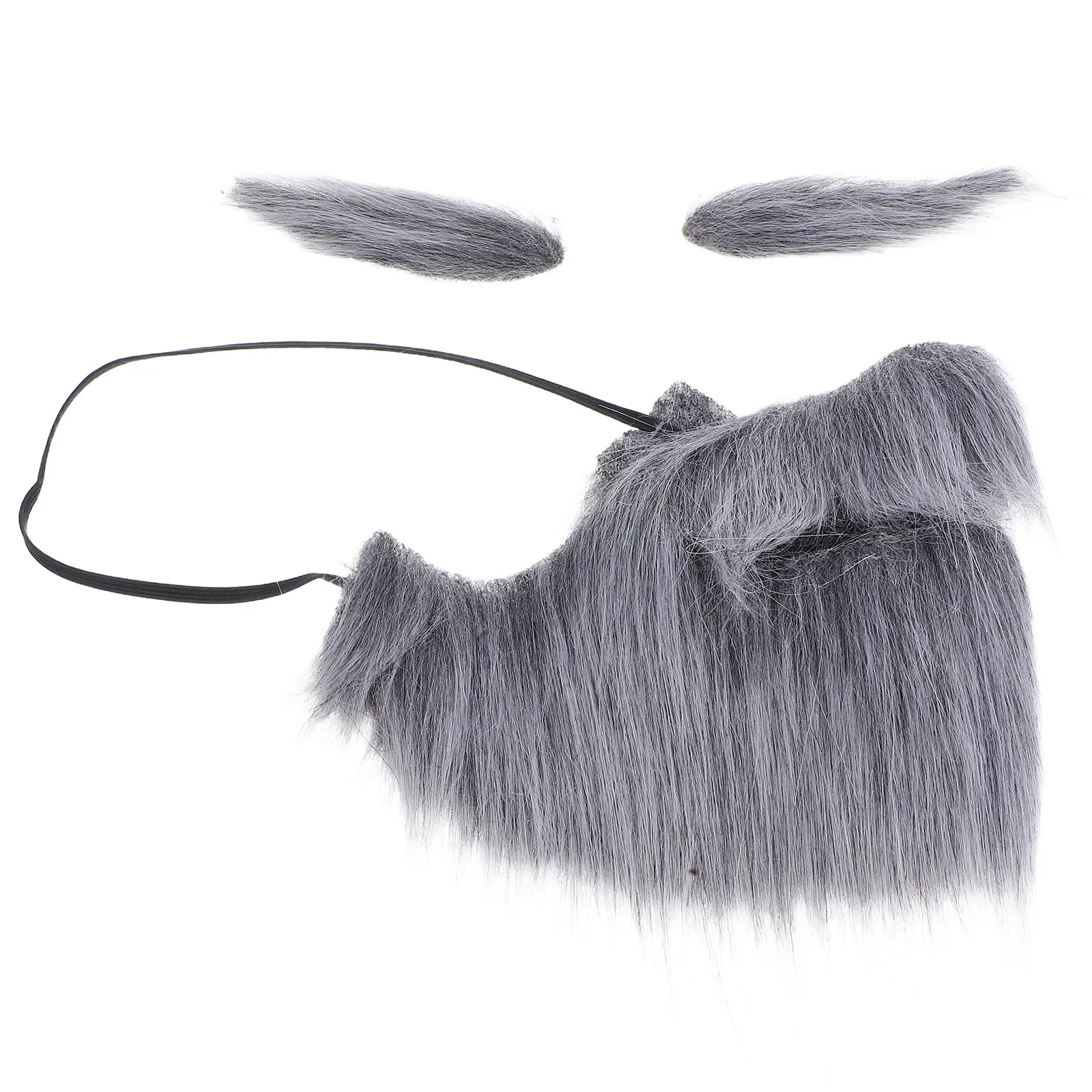 

Self Adhesive Faux Beard Eyebrows Realistic Funny Costume Facial Hair Halloween Cosplay Party Props Accessories