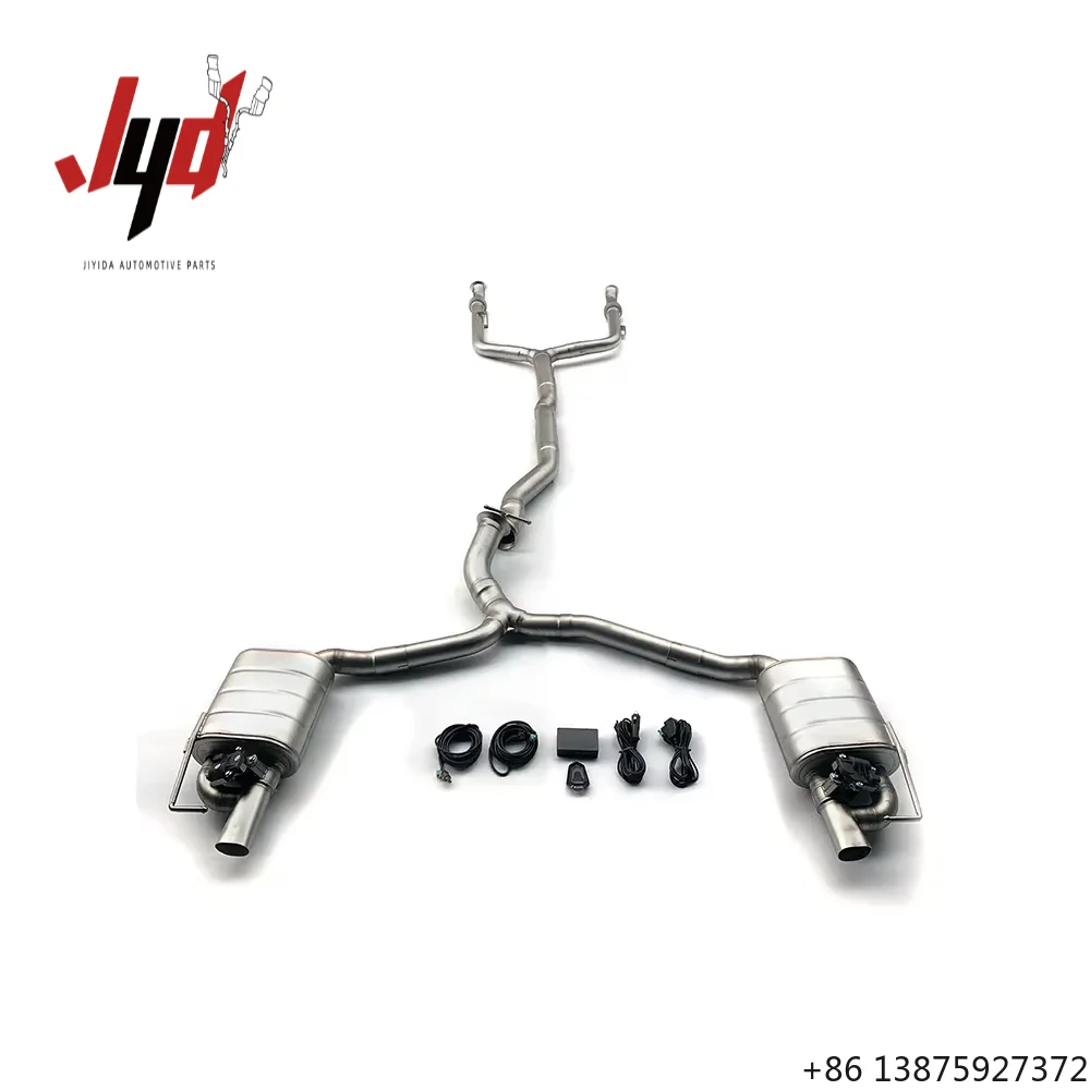 High Quality Catback Exhaust Pipe for C43 W205 2016-2022 Stainless Steel 304 Exhaust With Valve Remote Control