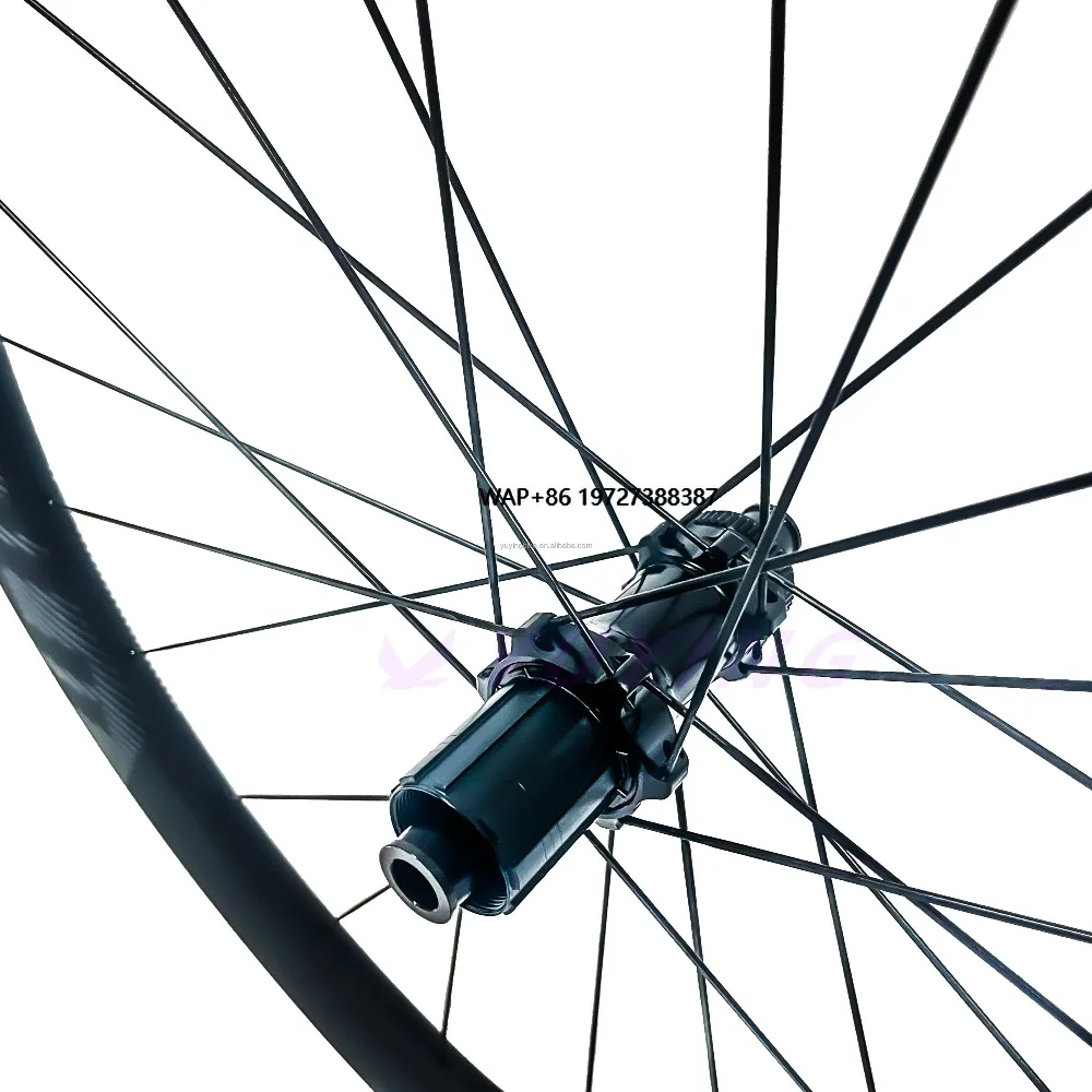 

Alloy Hub Carbon Front/Rear Road Bike Disc Brake Wheels 700c for Road Gravel Bicycles with Clincher/Tubeless Tires Lightweight