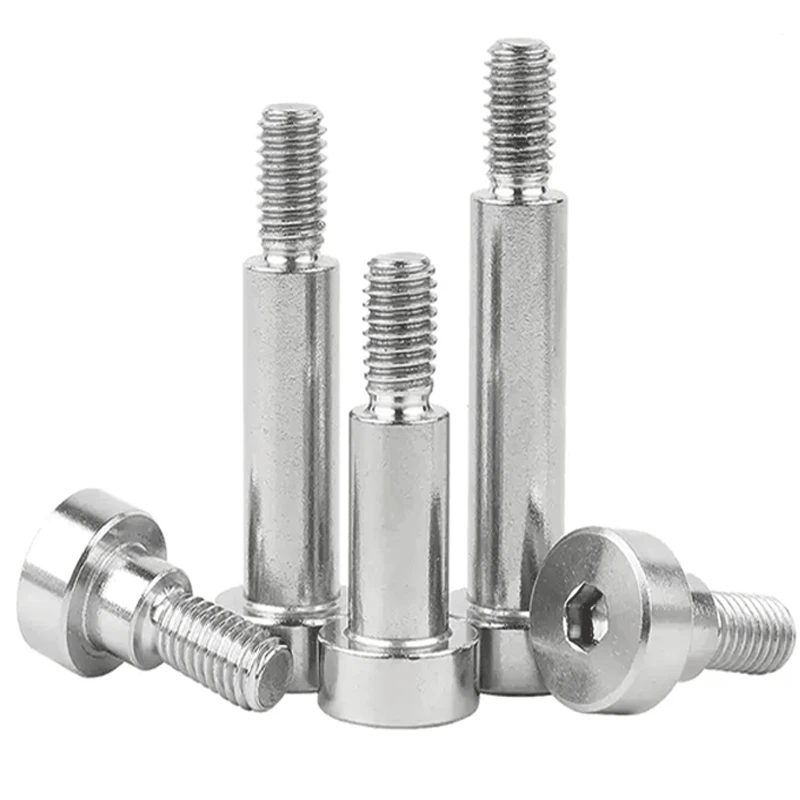 304 Stainless Steel High limit step Bolt M2 M2.5 M3 M4 M5 M6 M8 M10 High strength Hex Hexagon Socket Cap Head Plug shouler Screw