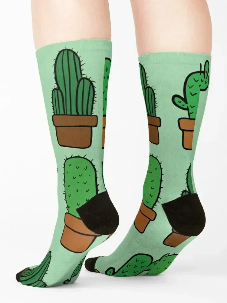 Cactus set design Socks anti slip football christmas stocking floor football Men Socks Luxury Brand Women's