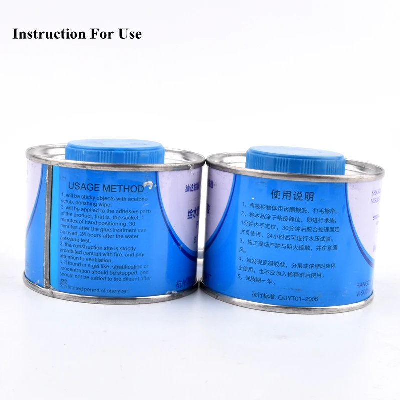 100g 170g UPVC / PVC Glue Home Industry Water Supply PVC-U Pipe Drainage Gluewater Garden Irrigation Pipe Quick Drying Adhesive