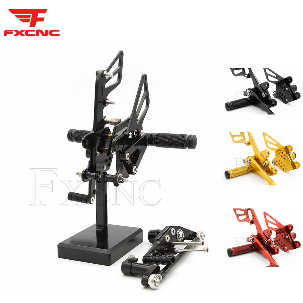 

For Honda CBR1000RR ABS/Non ABS 2008-2016 Motorcycle Rearset Footrest Pedal Footpeg Adjustable Aluminum Rearset Motor Pedals