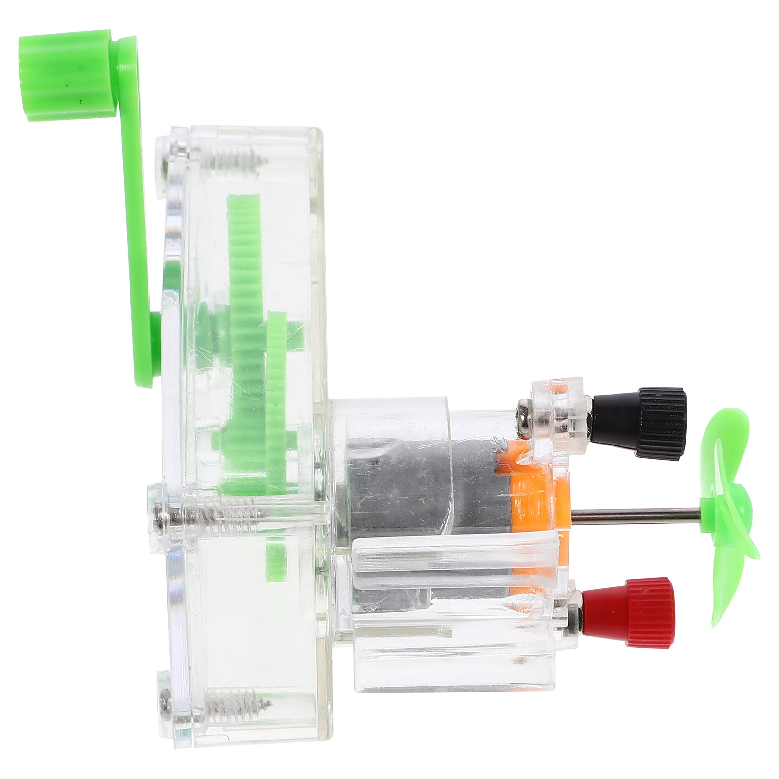 

Hand Generator Electrical Experiment Kit Diy Crank Toy for Kids Children's Science Detachable Primary School