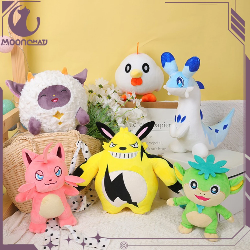 Palworld Grizzbolt Plush Cattiva Chikipi Plushie 22cm Anime Figure Toy Game Peripheral Doll Soft Stuffed Room Decora Kid Gifts