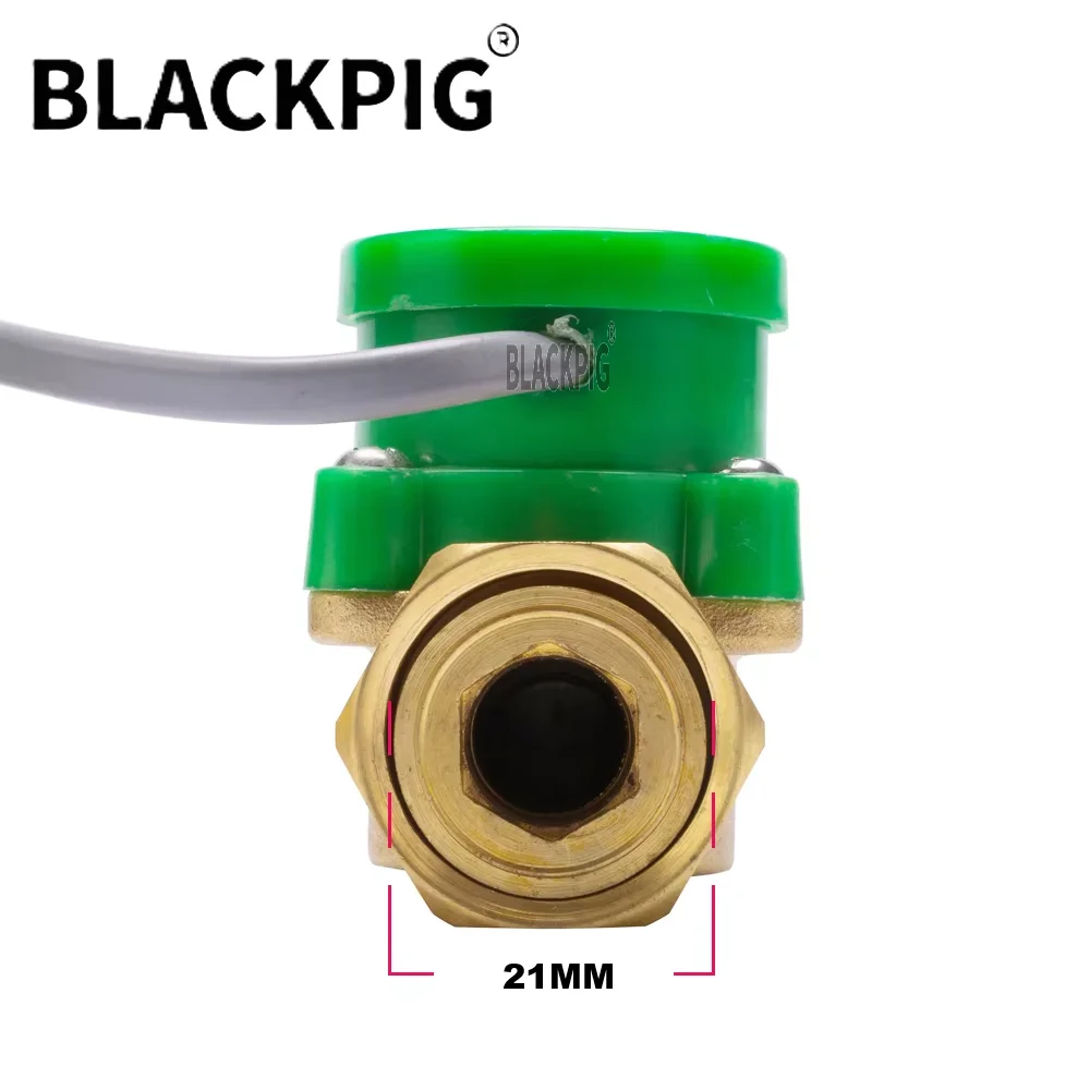HT-120 AC220V Hot And Cold Water Automatic Water Flow Sensor switch Full Copper Electronic Pressure Booster Flow Switch 1.5A 6