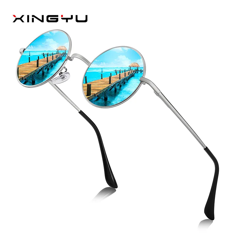 

New Men's Polarized Round Sunglasses Retro Glasses Series Prince Mirror Fishing Glasses XY426 Sunglasses