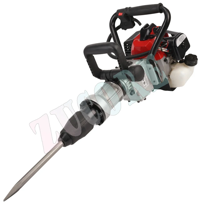

Multifunctional Gasoline Engine 32.6 CC 2-Stroke Pile Driver Machine T-Bar Digging Trees And Drilling Soil Farm Gardening Tools
