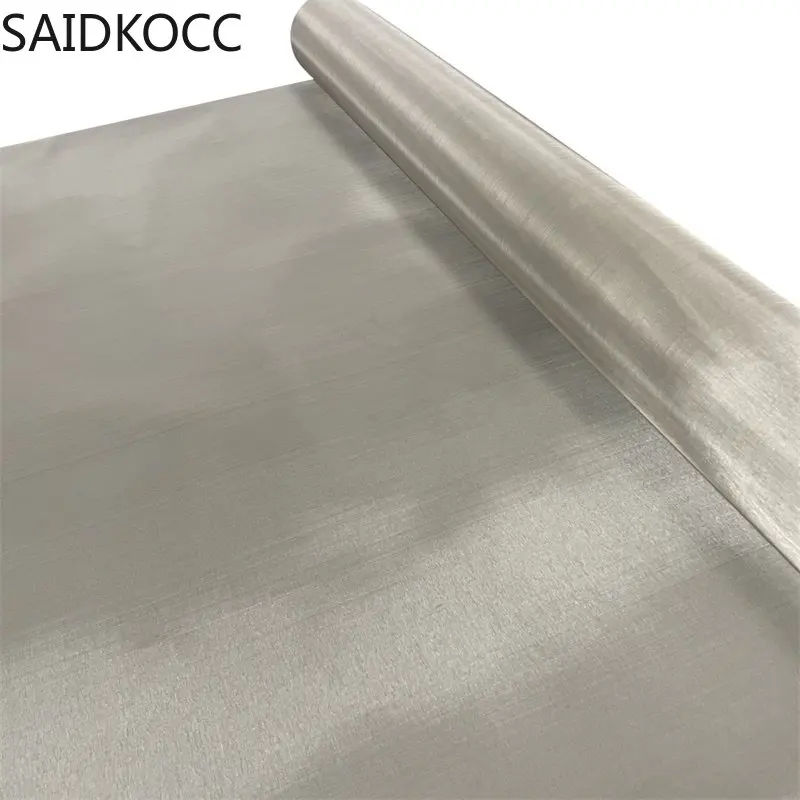 Saidkocc Accepteren Custom 0.5-600 Mesh Geweven Ti Titanium Draad Mesh Voor Elektrode Waterstof Productie Electrolyzer En Laborator