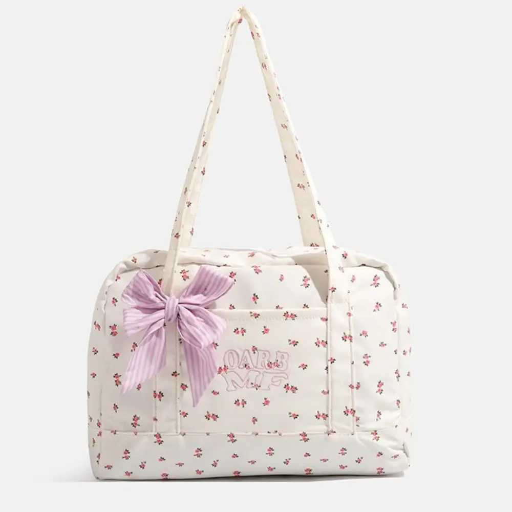 Nuova borsa a tracolla da donna di grande capacità semplice ed elegante borsa a tracolla da pendolarismo leggera con stampa Girly carina