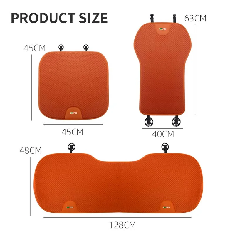 Car Ice Silk Seat Cover Front Rear Seat Cushion Protector Mat For Skoda VRS Octavia Kamiq Kodiaq Karoq RS Superb Fabia Rapid Fav